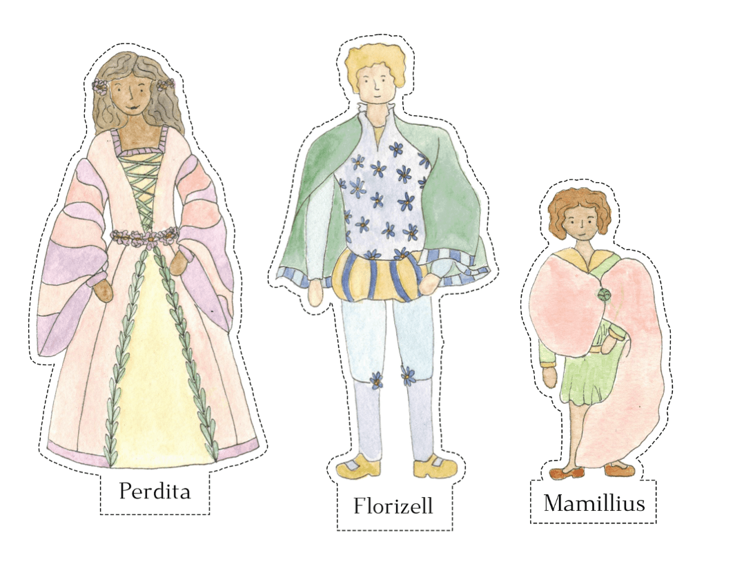 The Winter's Tale Painted Puppets